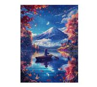 Jigsaw Puzzle for Adults 52x38cm/1000pcsCherry Blossom Fuji Mount Jigsaw for Adults Relax Games For Family Fun Parent-child Interaction 52x38cm/1000pcs