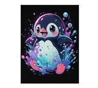 Jigsaw Puzzle for Adults 52x38cm/1000pcsPenguin Splash Jigsaw for Adults Relax Games For Family Fun Parent-child Interaction 52x38cm/1000pcs