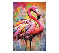 Jigsaw Puzzle for Adults 75x50cm/1000pcs Colorful Abstract Flamingo Art Puzzles for Adults Relax Games Enhance Memory Difficult And Challenge 75x50cm/1000pcs