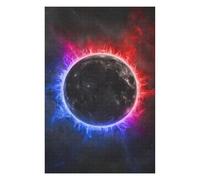 Jigsaw Puzzle for Adults 75x50cm/1000pcs Cosmic Eclipse Jigsaw for Adults Hands-on Game Wall Decoration Parent-child Interaction 75x50cm/1000pcs