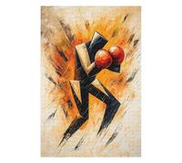 Jigsaw Puzzle for Adults 75x50cm/1000pcs Cubist Abstract Boxer in Explosive Action Painting Teenagers Puzzles Family Games Analysis And Logic Parent-child Interaction 75x50cm/1000pcs