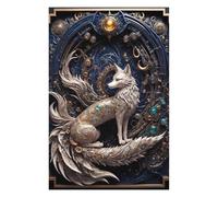 Jigsaw Puzzle for Adults 75x50cm/1000pcs Golden Nine Tailed Fox Jigsaw for Adults Relax Games For Family Fun Parent-child Interaction 75x50cm/1000pcs