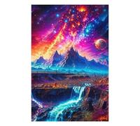 Jigsaw Puzzle for Adults 75x50cm/1000pcs Magic Mountains Jigsaw for Adults Relaxing Games Stress Reliever Unique Gifts for Birthday And Christmas 75x50cm/1000pcs