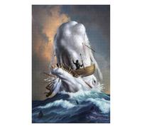 Jigsaw Puzzle for Adults 75x50cm/1000pcs Moby Dick Jigsaws for Adults Toy Wall Decor Precision Cutting Parent-child Interaction 75x50cm/1000pcs