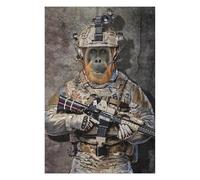 Jigsaw Puzzle for Adults 75x50cm/1000pcs Orangutan Elite Soldier Jigsaw for Adults Relax Games For Family Fun Parent-child Interaction 75x50cm/1000pcs