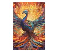 Jigsaw Puzzle for Adults 75x50cm/1000pcs Phoenix Rising Artistic Firebird -2 Puzzles for Adults Relax Games Enhance Memory Difficult And Challenge 75x50cm/1000pcs