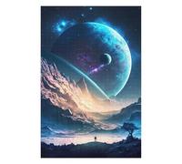 Jigsaw Puzzle for Adults 75x50cm/1000pcs Planetary Paradise Jigsaw for Adults Hands-on Game Wall Decoration Parent-child Interaction 75x50cm/1000pcs