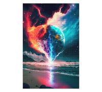 Jigsaw Puzzle for Adults 75x50cm/1000pcs Portal to Earth Jigsaw for Adults Hands-on Game Wall Decoration Parent-child Interaction 75x50cm/1000pcs