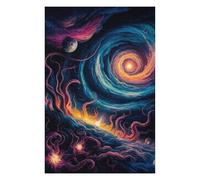 Jigsaw Puzzle for Adults 75x50cm/1000pcs Space Devourer Jigsaw for Adults Hands-on Game Wall Decoration Parent-child Interaction 75x50cm/1000pcs