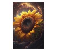 Jigsaw Puzzle for Adults 75x50cm/1000pcs Sunflower Space Stars Jigsaw for Adults Hands-on Game Wall Decoration Parent-child Interaction 75x50cm/1000pcs