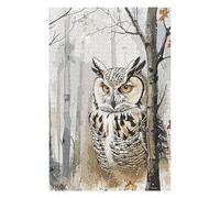 Jigsaw Puzzle for Adults 75x50cm/1000pcs Wild Owl Jigsaw for Adults Relaxing Games Stress Reliever Unique Gifts for Birthday And Christmas 75x50cm/1000pcs