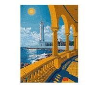 Jigsaw Puzzle for Adults, Alexandria Lighthouse View, 500 PCS