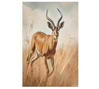 Jigsaw Puzzle for Adults Antelope 1000 Piece Jigsaw Puzzles Wood Puzzle Adults And Children Challenging Game （78×53cm）