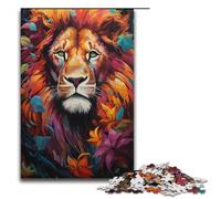 Jigsaw Puzzle for Adults Art Colourful Lions 1000 Pieces Puzzle Great Gift Suitable for And Teenager 14 And Up 1000 PCS(38x26cm)