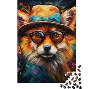 Jigsaw Puzzle for Adults Art Fox 500 Piece Jigsaw Puzzles Wood Puzzle Adults And Challenging Game 500pcs (52x38cm)