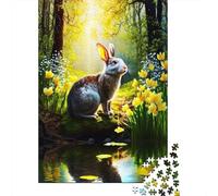 Jigsaw Puzzle for Adults, Beautiful Forest, 1000 Pieces, 70x50cm/1000pcs; A Calm After-work Activity; White Pieces with A Smooth Surface