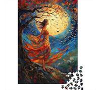 Jigsaw Puzzle for Adults, Beautiful Girls, 1000 Pieces, 70x50cm/1000pcs; A Calm After-work Activity; Low-dust White Cardboard Pieces