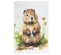 Jigsaw Puzzle for Adults Beaver 1000 Piece Wood Puzzles Children Challenging Game (78×53cm)
