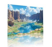 Jigsaw Puzzle for Adults Canyon Difficult 1000 pieces Adult Kids Toddler Puzzles Age 4-6 Landscape Mini Jigsaws 5-8 Year Olds Toys, Fun Challenging Brainteasing, Home Decoration 19.7x29.5in t-958