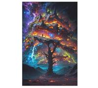 Jigsaw Puzzle for Adults Chaotic Tree 1000 Piece Wood Puzzles Children Challenging Game 78×53cm