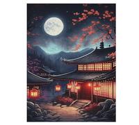 Jigsaw Puzzle for Adults Chinese Lantern 500 Piece Wood Puzzles Children Challenging Game 55×41cm