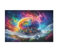 Jigsaw Puzzle for Adults Color Planet 1000 Piece Suitable for Children over 12 Years Old Wooden Puzzles (75×50cm)