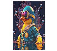 Jigsaw Puzzle for Adults Colorful Ducks 1000 Piece Suitable for Children over 12 Years Old Wooden Puzzles 78×53cm