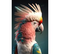 Jigsaw Puzzle for Adults Colorful Parrot Creative Colorful Painting Kits,Challenging Process - Summer Home Decor Couples Gifts_500pcs