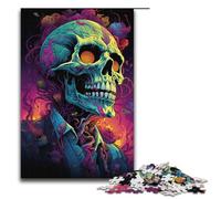 Jigsaw Puzzle for Adults Colorful Psychedelic Gangster Zombies 1000 Pieces Puzzle Great Gift Suitable for And Teenager 14 And Up 1000 PCS(38x26cm)