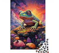 Jigsaw Puzzle for Adults Colorful Tree Frogs 1000 Piece Jigsaw Puzzles Wood Puzzle Adults And Challenging Game 1000pcs (75x50cm)