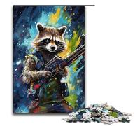 Jigsaw Puzzle for Adults Colourful Raccoon 1000 Pieces Puzzle Great Gift Suitable for And Teenager 14 And Up 1000 PCS(38x26cm)