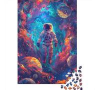 Jigsaw Puzzle for Adults, Cosmic Drift, 1000 Pieces, 70x50cm/1000pcs; Relaxed Solo Time at Home; Low-dust White Cardboard Pieces