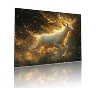Jigsaw Puzzle for Adults Deer Difficult 200 pieces Adult Kids Toddler Puzzles Age 4-6 Dream Mini Jigsaws 5-8 Year Olds Toys, Fun Challenging Brainteasing, Home Decoration and Gifts 9.8x13.8in t-494