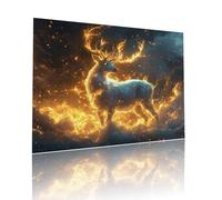 Jigsaw Puzzle for Adults Deer Difficult 200 pieces Adult Kids Toddler Puzzles Age 4-6 Dream Mini Jigsaws 5-8 Year Olds Toys, Fun Challenging Brainteasing, Home Decoration and Gifts 9.8x13.8in t-498