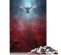 Jigsaw Puzzle for Adults Dove Descends from The Sky 1000 Piece Jigsaw Puzzles Wood Puzzle Adults And Challenging Game 1000pcs (75x50cm)
