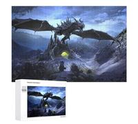Jigsaw Puzzle for Adults, Dragon's Lair in The Mountains, 1000 PCS