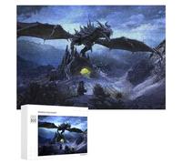Jigsaw Puzzle for Adults, Dragon's Lair in The Mountains, 300 PCS