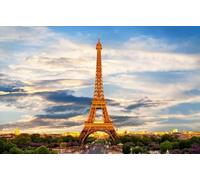Jigsaw Puzzle for Adults Eiffel Tower Paris Sunset Puzzle for & Teens DIY Wooden Intellectual Decompressing Toys Challenging Fun Game Best Gifts Colorful Puzzle_1000pcs