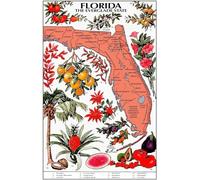Jigsaw Puzzle for Adults -Florida The Everglades State Map Wooden Puzzles Jigsaw Puzzles for Best Brain Exercises for Adults Puzzles Gift_500pcs