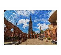 Jigsaw Puzzle for Adults Great Britain England Coventry Cathedral 1000pc Travel Gift Souvenir 26x38cm