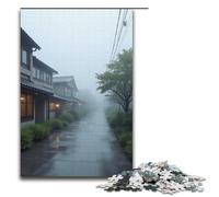 Jigsaw Puzzle for Adults Jiangnan Water Village in The Morning Mist 1000 Pieces Puzzle Great Gift Suitable for And Teenager 14 And Up 1000 PCS(38x26cm)