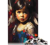 Jigsaw Puzzle for Adults Little Angel 500 Piece Jigsaw Puzzles Wood Puzzle Adults And Challenging Game 500pcs (52x38cm)