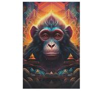 Jigsaw Puzzle for Adults Monkey 1000 Piece Suitable for Children over 12 Years Old Wooden Puzzles 78×53cm