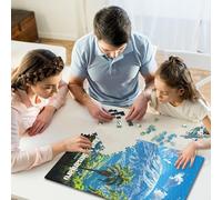 Jigsaw Puzzle for Adults Mount Kilimanjaro Tanzania Travel Poster 1000 Piece Jigsaw Puzzles Paper Puzzles for Adults& Teens Age 18 Years Up Challenging Game 38x26cm/1000pcs