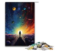 Jigsaw Puzzle for Adults Night View Under The Starry Sky 1000 Pieces Puzzle Great Gift Suitable for And Teenager 14 And Up 1000 PCS(75x50cm)