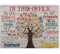 Jigsaw Puzzle for Adults Office Inspirational Quotes Jigsaw Puzzles in This Office Poster, We are A Team Large for Teenagers Office Teamwork Office Game Gift_1000pcs