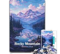 Jigsaw Puzzle for Adults, Rocky Mountain National Park Landscape, 1000 PCS