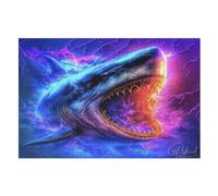 Jigsaw Puzzle for Adults Shark 1000 Piece Suitable for Children over 12 Years Old Wooden Puzzles （75×50cm）