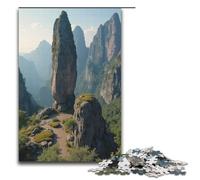 Jigsaw Puzzle for Adults Strange Peaks And Jagged Rocks 1000 Pieces Puzzle Great Gift Suitable for And Teenager 14 And Up 1000 PCS(38x26cm)