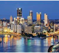 Jigsaw Puzzle for Adults Sunset Jigsaw Puzzles Pittsburgh Pennsylvania America City Skyline Home Decor Challenging Puzzle Games Fun Toy Cityscape Gift Suitable Family Friends_500pcs